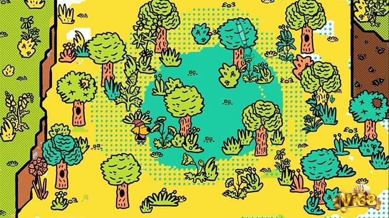 Đồ họa và âm thanh trong game Chicory: A Colorful Tale rất tinh tế