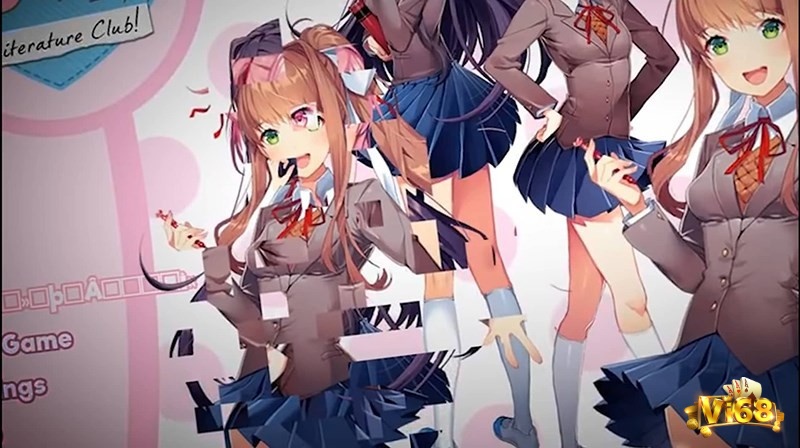 Game Doki Doki có lối chơi giả lập hẹn hò với yếu tố kinh dị ám ảnh