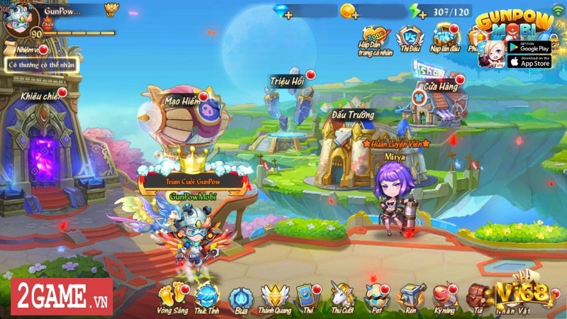 Yêu cầu cấu hình để tải Game GunPow Mobi thành công