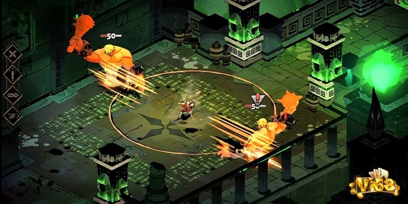 Game Hades có lối chơi hành động nhập vai với các pha chiến đấu mạnh mẽ