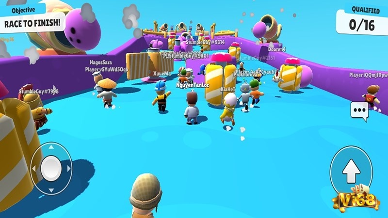 Mỗi vòng chơi trong game Stumble Guys đều có những thử thách độc đáo