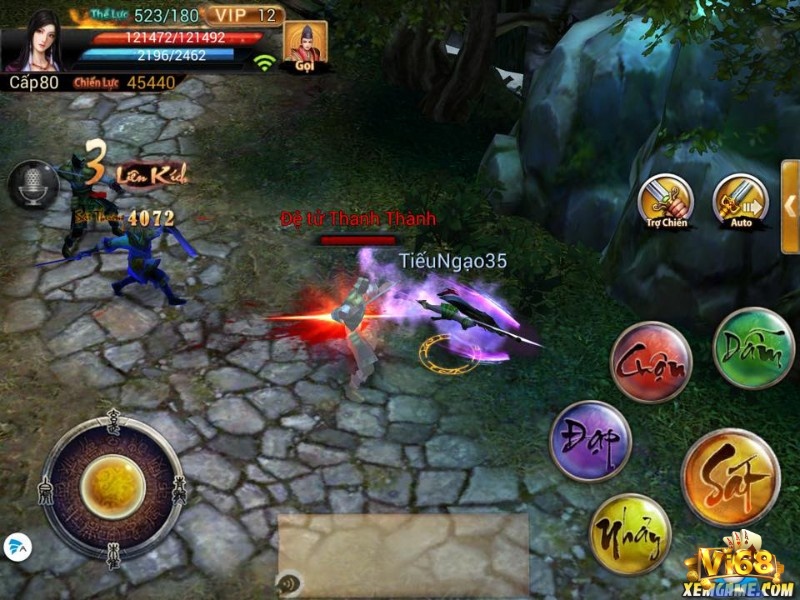 Hệ thống kỹ năng trong game đa dạng và linh hoạt