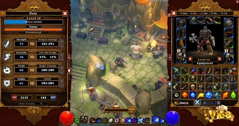 Hệ thống trang bị và loot trong game Torchlight II rất phong phú