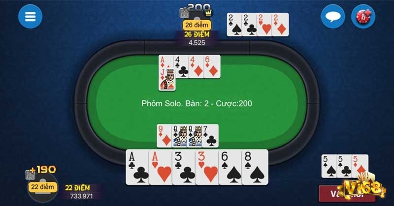 Cách tính tổng khi chơi phỏm