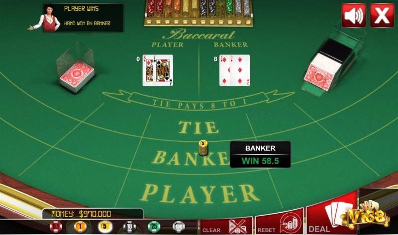 Quy tắc khi chia bài trong Baccarat