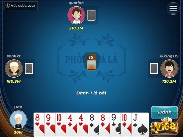Cách chia bài trong phỏm