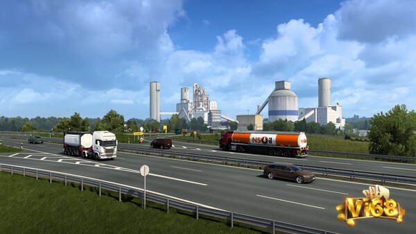 Trò chơi Euro Truck Simulator 2 có đồ họa vô cùng ấn tượng mang đến cảm giác chân thực nhất