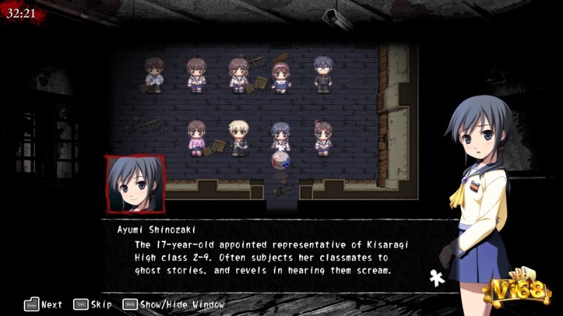 Các nhân vật trong Corpse Party 2021 đều là những học sinh và giáo viên tại ngôi trường
