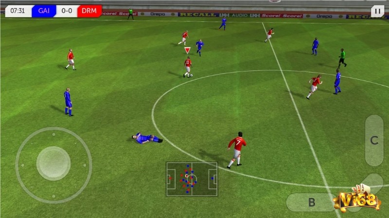 Game Dream League Soccer có đồ họa sống động và đẹp mắt