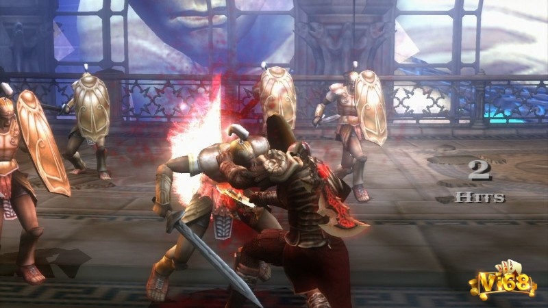 Game God of War II có lối chơi hành động chặt chém đẹp mắt