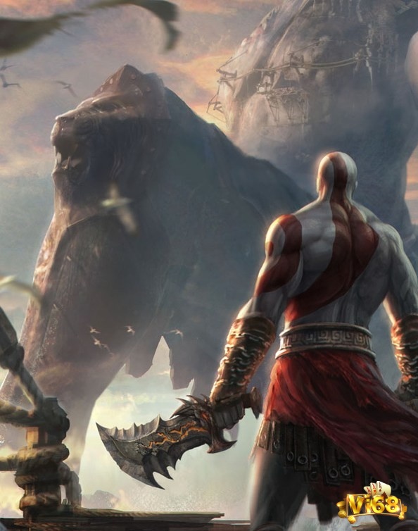 Kratos sở hữu các vũ khí và trang bị mạnh mẽ giúp anh có thể chiến đấu với kẻ thù