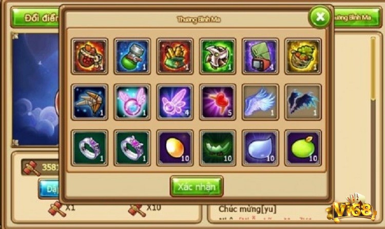 Hệ thống vũ khí của Game Gunny Mobi rất đa dạng
