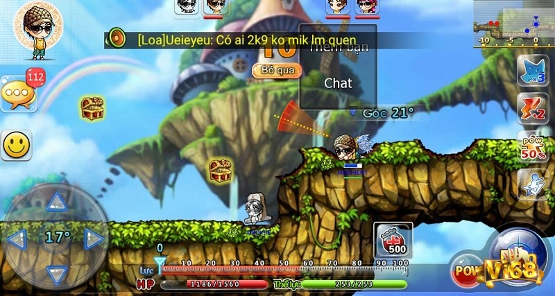 Game Gunny Mobi sở hữu đồ họa chibi 3D dễ thương, màu sắc tươi sáng