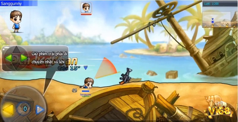 Gunny Mobi thuộc thể loại game bắn súng tọa độ theo lượt