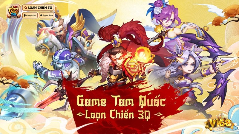 Game Loạn Chiến 3Q sở hữu phong cách đồ họa chibi sinh động, tươi sáng
