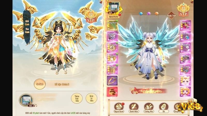 Hệ thống kỹ năng trong game gồm các chiêu thức chủ động và bị động