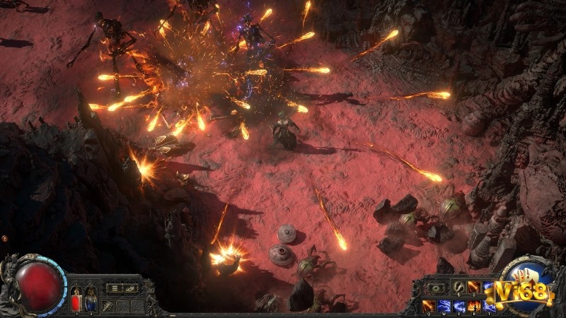 Game Path of Exile sử dụng cơ chế chiến đấu theo thời gian thực