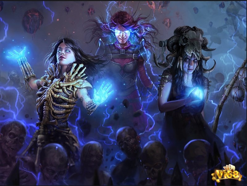 Hệ thống kỹ năng được gắn vào các viên đá quý gọi là Skill Gems