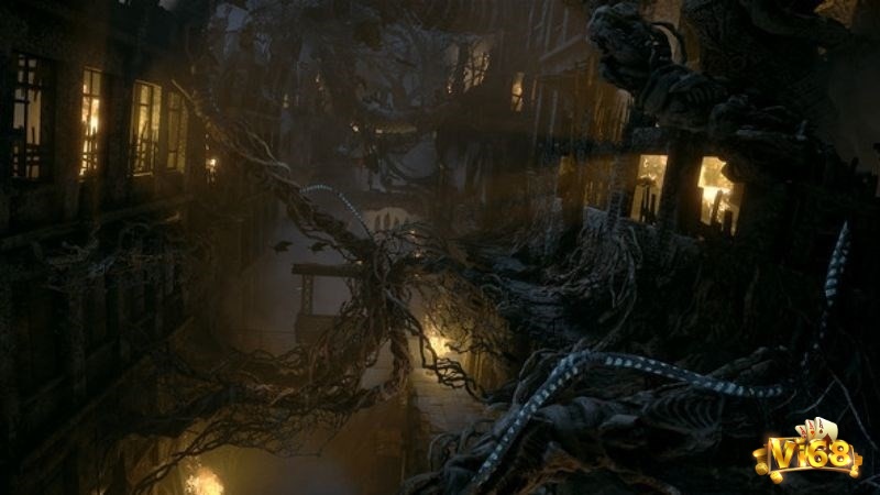 Thiết kế hình ảnh trong game Unholy tạo nên một thế giới u ám và ma quỷ
