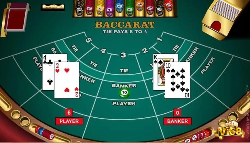 Cách tính tổng điểm Baccarat