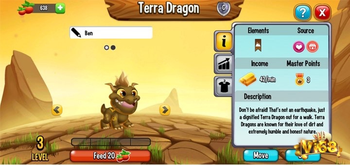 Thiết kế đẹp mắt và âm thanh sống động lôi cuốn là những điều mà chỉ có ở game Dragon City