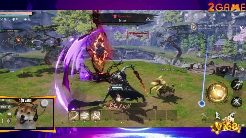 Giao diện người dùng của game Blade & Soul được thiết kế khá trực quan và dễ sử dụng