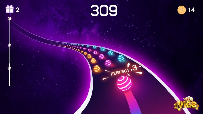 Game Dancing Road kết hợp giữa tốc độ và cảm giác nhịp điệu mang tính trải nghiệm sống động cho người chơi