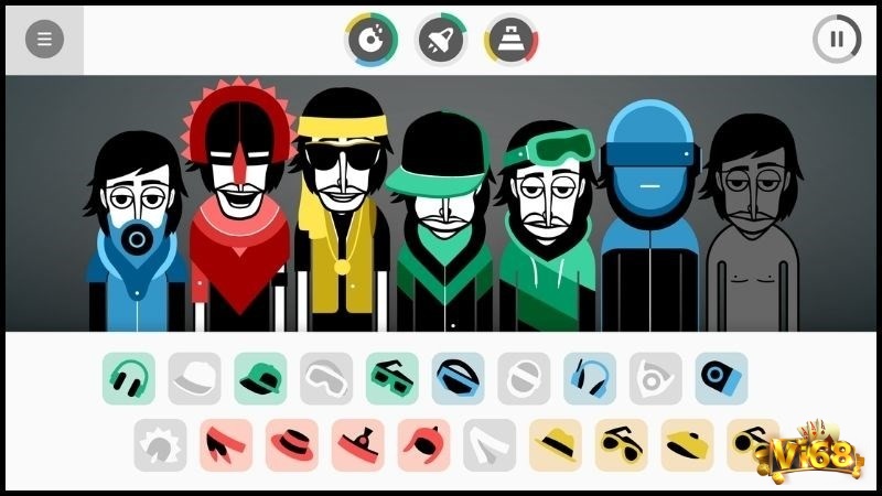 Game Incredibox có lối chơi tạo ra sản phẩm âm nhạc hấp dẫn mang phong cách riêng