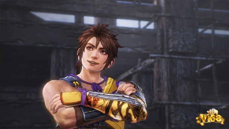 Hideyoshi dùng côn dài tung đòn liên hoàn