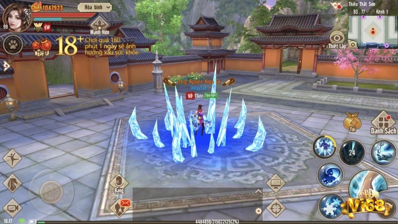 Sự cân bằng môn phái tạo nên những trận chiến PvP đầy chiến thuật và kịch tính