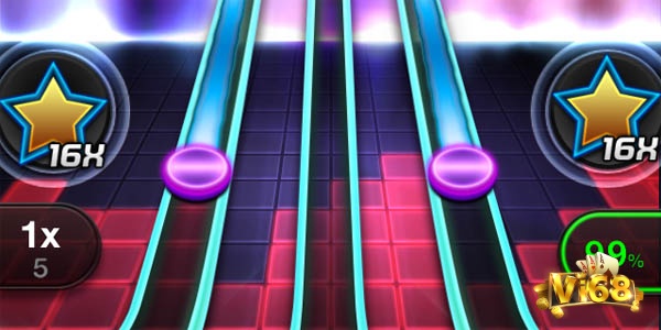 Game Tap Tap Music được thiết kế với phong cách tối giản nhưng khá bắt mắt và năng động
