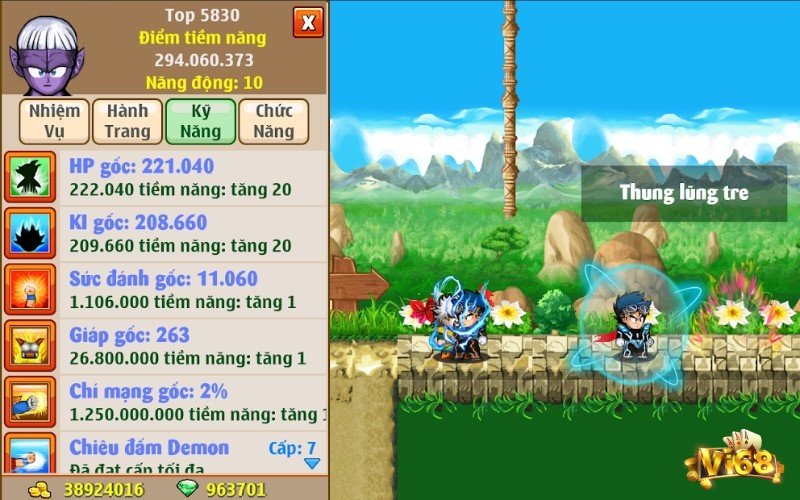 Game Chú Bé Rồng Online sở hữu nhiều tính năng độc đáo khiến nó trở nên khác biệt so với các tựa game cùng thể loại