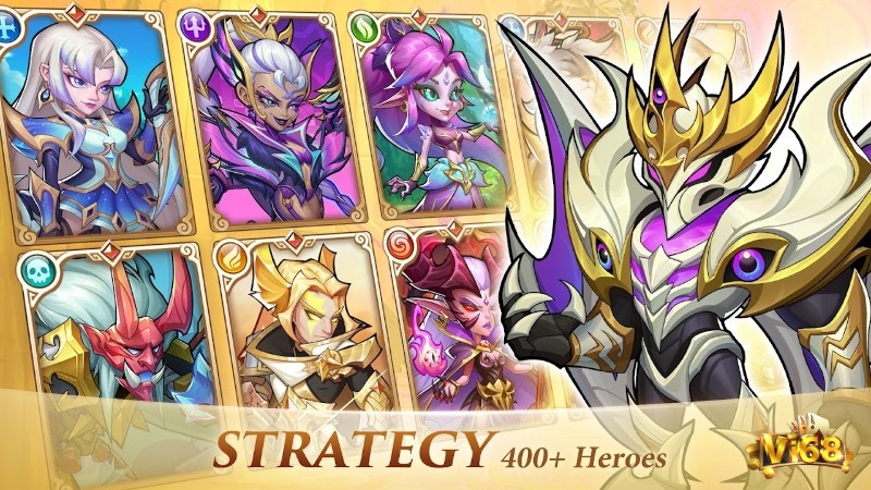 Idle Heroes có anh hùng đa vai trò giúp sắp xếp đội hình chiến thắng