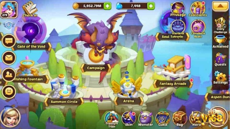Bang hội trong Idle Heroes giúp kết nối và tăng sức mạnh