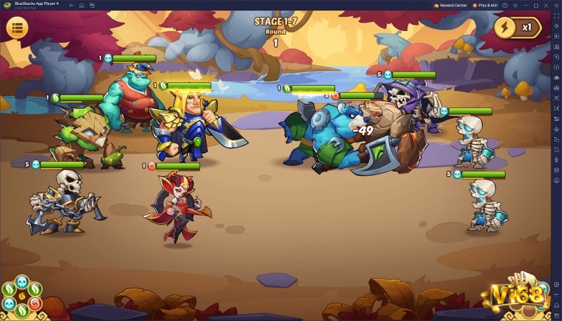 Idle Heroes gây ấn tượng với đồ họa sắc nét và thiết kế nhân vật đẹp