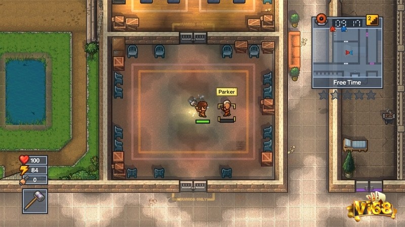 Đồ họa pixel art của The Escapists 2 đơn giản nhưng cuốn hút