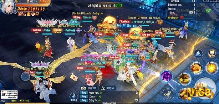 Yếu tố cạnh tranh trong Game Tình Kiếm 3D được thể hiện rõ nét qua hệ thống PvP (Player vs Player) và guild war đa dạng