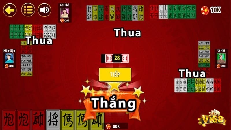 Xác định thắng thua thông qua ù bài