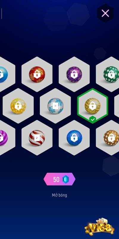 Các quả bóng trong game đa đạng giúp bạn có thể tăng thêm trải nghiệm khi chơi