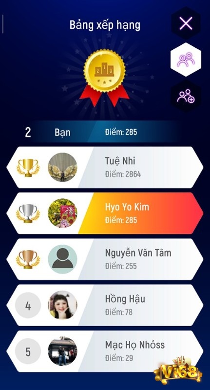 Bạn có thể lưu điểm số mà mình đạt được để so sánh cùng bạn bè và những người chơi khác