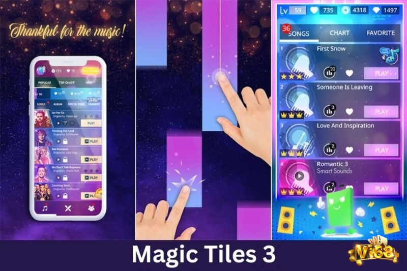 Cải thiện kỹ năng chơi nhạc với game Magic Tiles 3