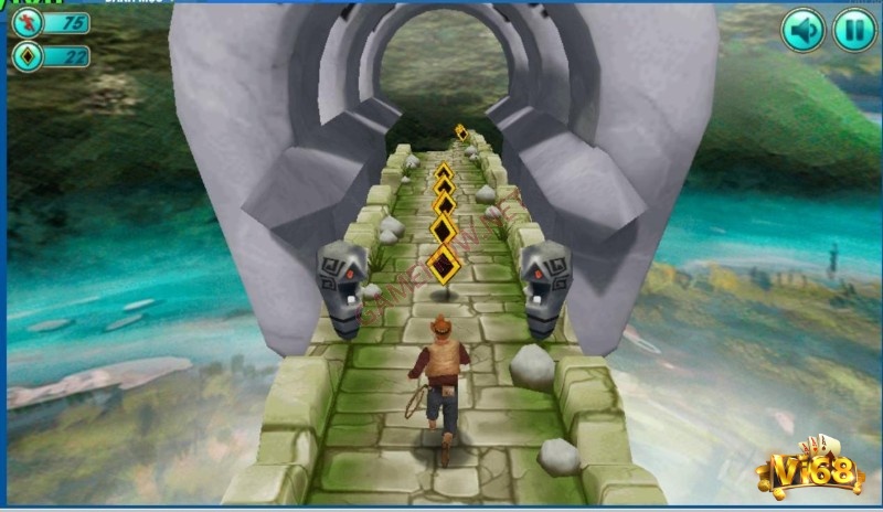 Âm thanh trong Temple Run tạo nên không khí hồi hộp và sinh động