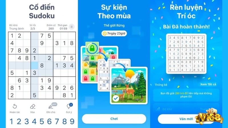 Sudoku là game trí tuệ kinh điển rèn luyện tư duy logic