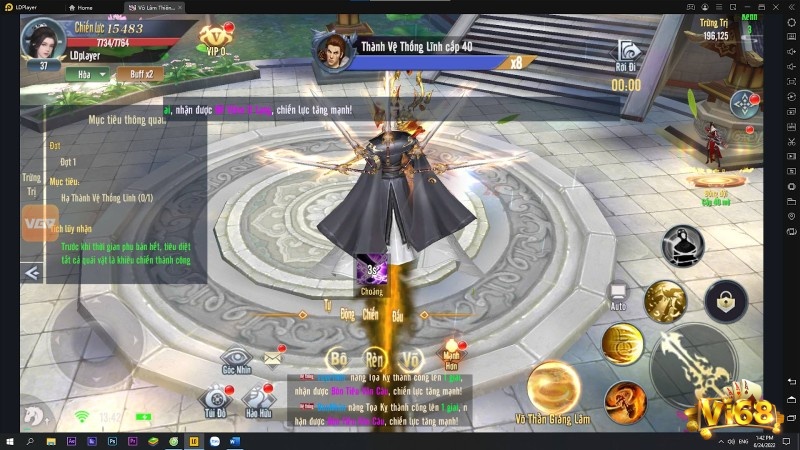 Đồ họa game Võ Lâm Thiên Tuyệt sắc nét, sống động tuyệt vời