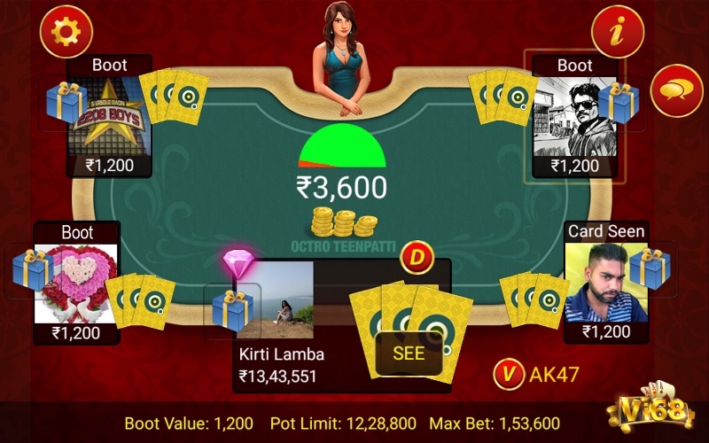 Pot trong thuật ngữ bài Teen Patti – mục tiêu cuối cùng của mỗi ván Teen Patti, nơi tích lũy toàn bộ tiền cược.