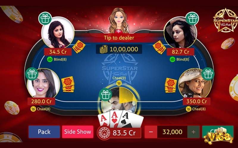 Raise trong thuật ngữ bài Teen Patti – nước đi táo bạo nhằm gây áp lực và kiểm soát nhịp độ ván bài.