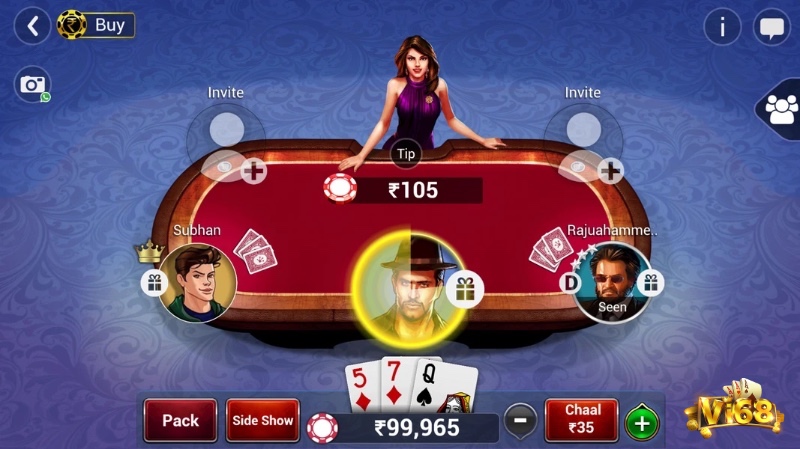Showdown trong thuật ngữ bài Teen Patti – khoảnh khắc cao trào khi mọi lá bài được lật để xác định người chiến thắng.